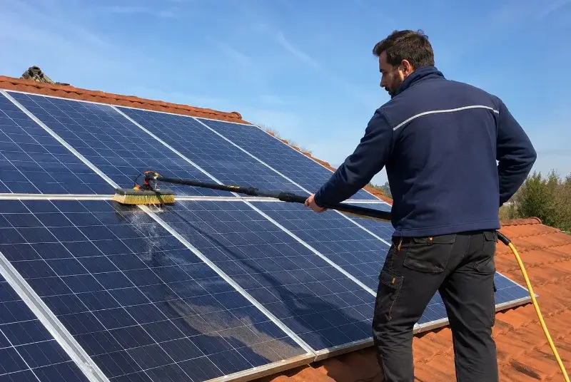 Nettoyage et entretien de panneaux solaires à Pleurtuit